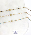 Chain Bracelet - Beaded Evil Eye - Styled by Anthea