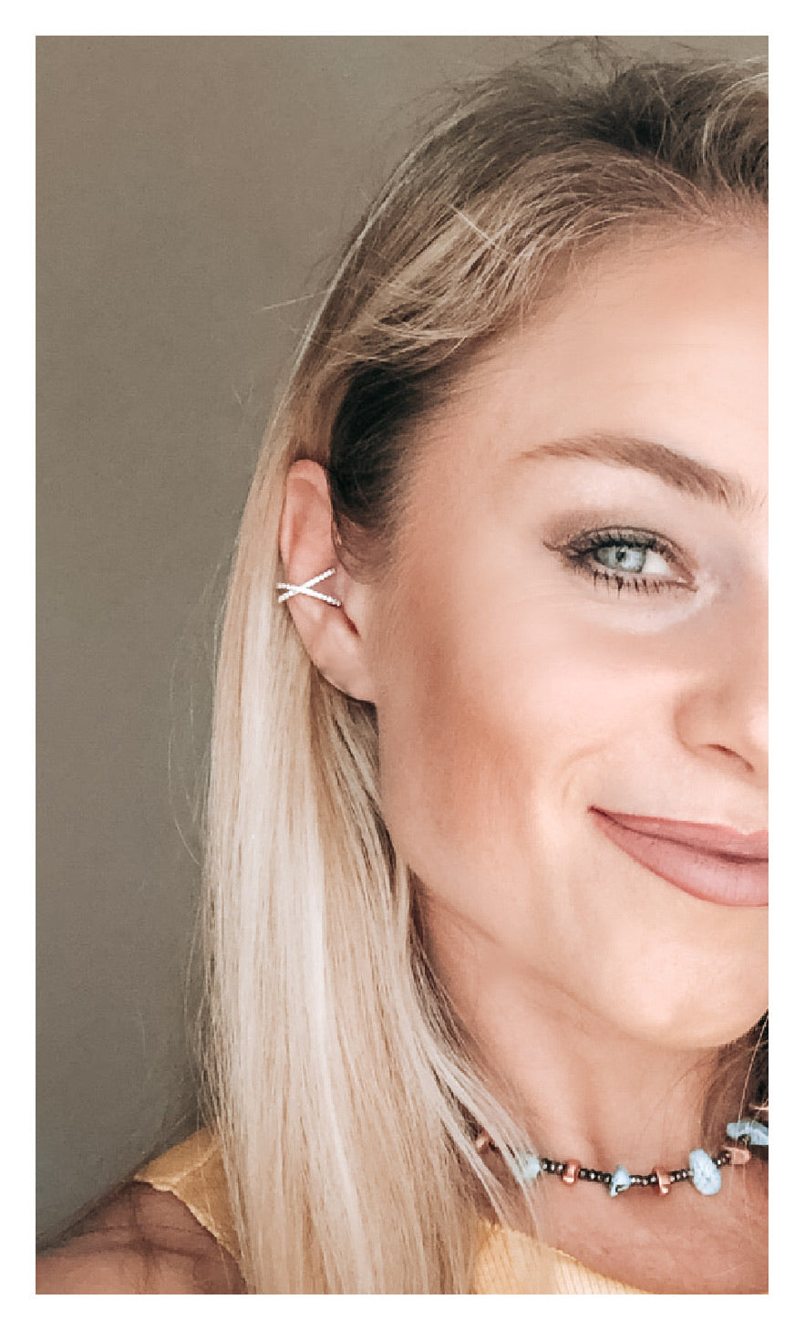 Earrings ~ Criss-cross Ear Cuff - Styled by Anthea