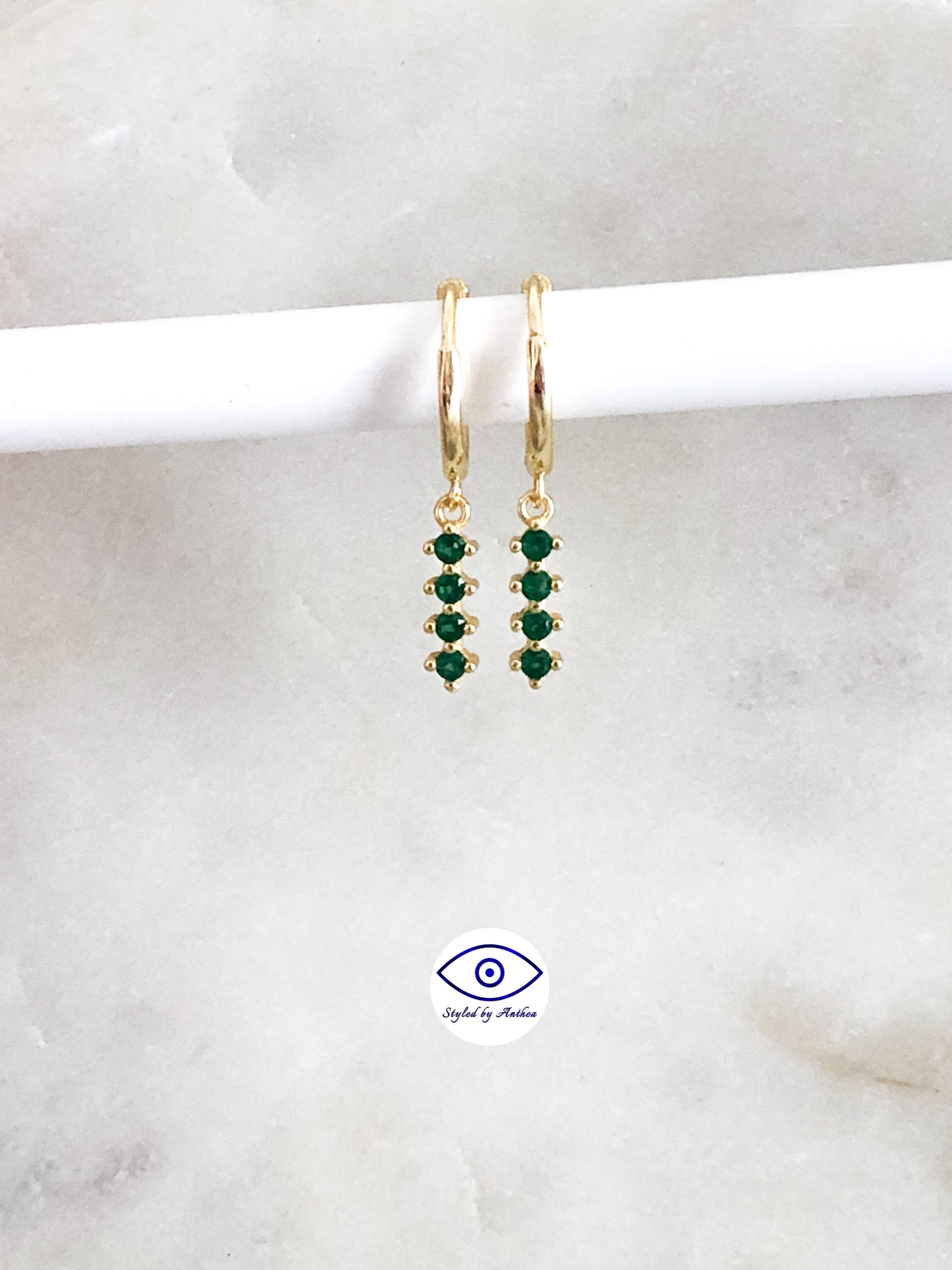 Earrings - Thasos Huggies - Styled by Anthea