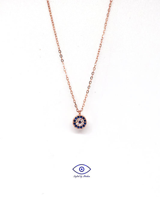 Delian Evil Eye Necklace - Styled by Anthea