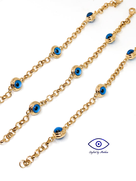Chain Bracelet - Artemis Evil Eye