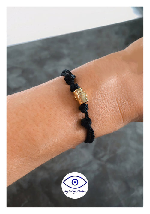 Adjustable Black Bracelets - Ornos